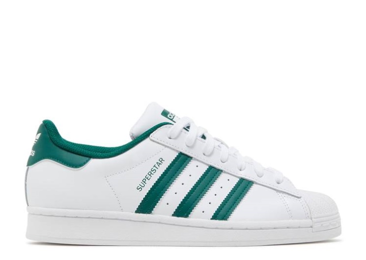 Adidas Superstar - White Collegiate Green