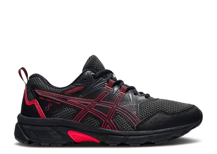 Asics Gel Venture 8 Gs - Black Electric Red