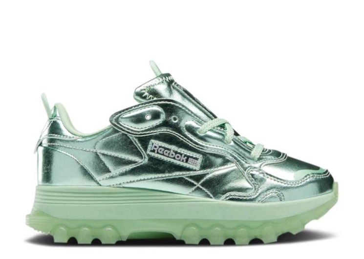 Reebok Cardi B X Classic Leather Big Kid - Semi Pixel Mint