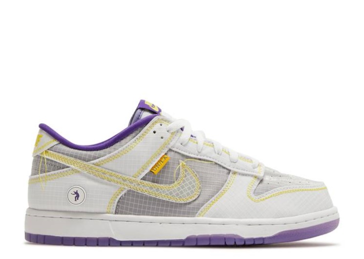 Nike Union La X Dunk Low - Passport Pack White/Purple/Yellow