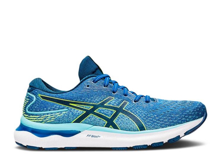 Asics Gel Nimbus 24 2E Wide - Lake Drive Hazard Green