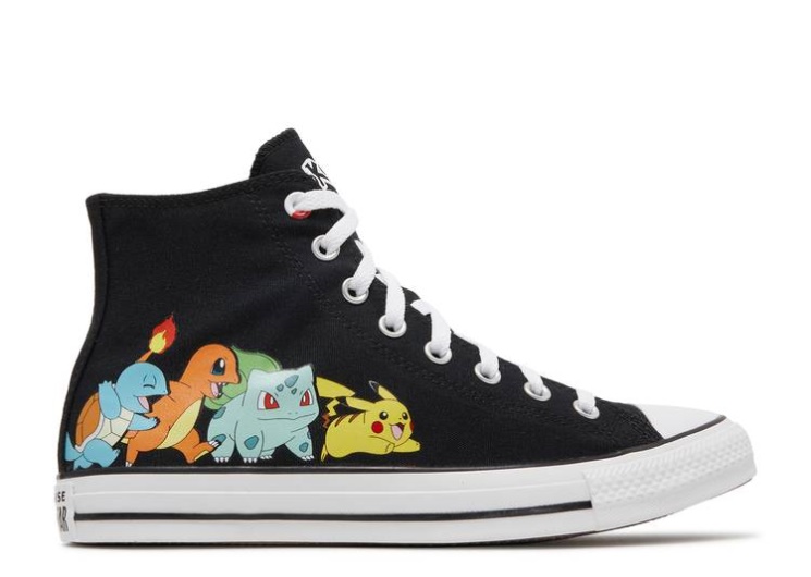 Pokemon X Chuck Taylor All Star High - First Partners Black/Multi/White