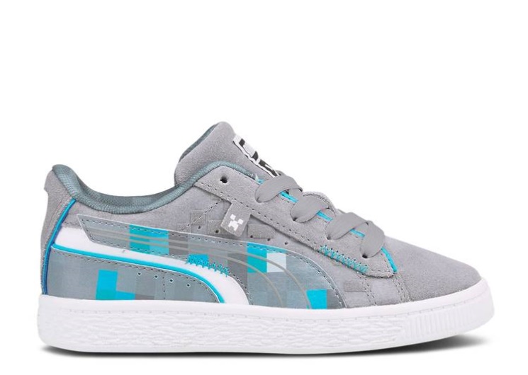 Puma Minecraft X Suede Little Kid - Diamond Block