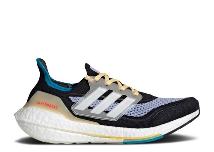 Adidas Wmns Ultraboost 21 Core Black/White/Violet Tone