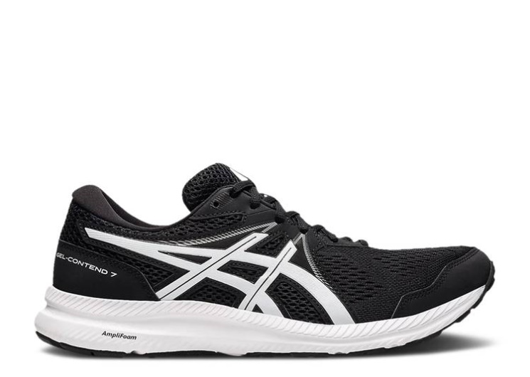 Asics Gel Contend 7 4E Wide - Black White