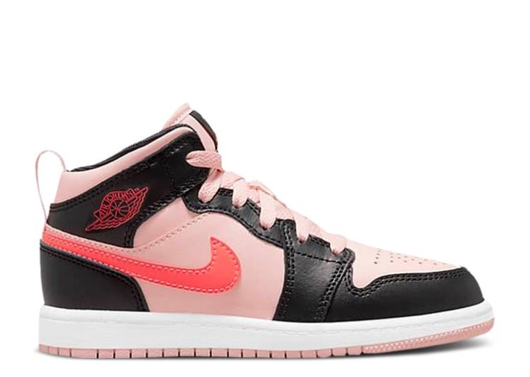 Air Jordan 1 Mid Ps - Black Pink Crimson