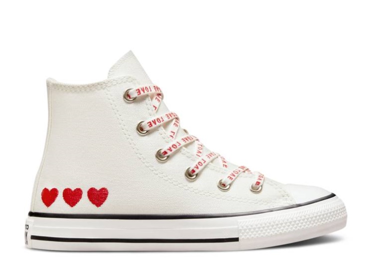Converse Chuck Taylor All Star Crafted High Ps - Embroidered Hearts
