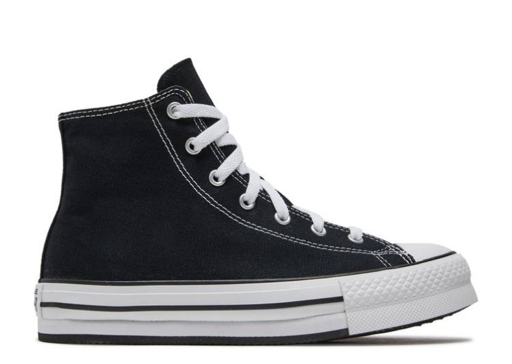 Converse Chuck Taylor All Star Lift Platform Canvas High Gs - Black