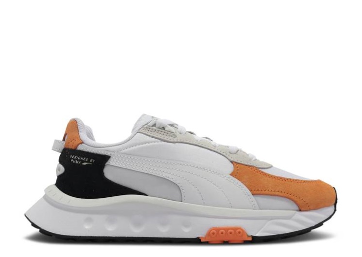 Wild Rider Rollin - White Vibrant Orange