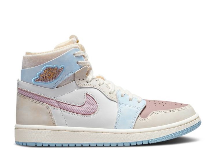 Wmns Air Jordan 1 High Zoom Comfort - Pink Oxford Plum Fog