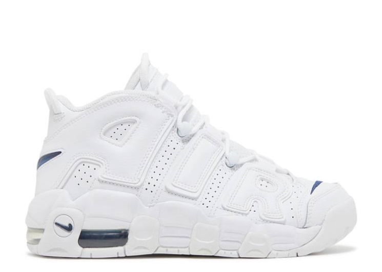 Nike Air More Uptempo Gs - White Midnight Navy