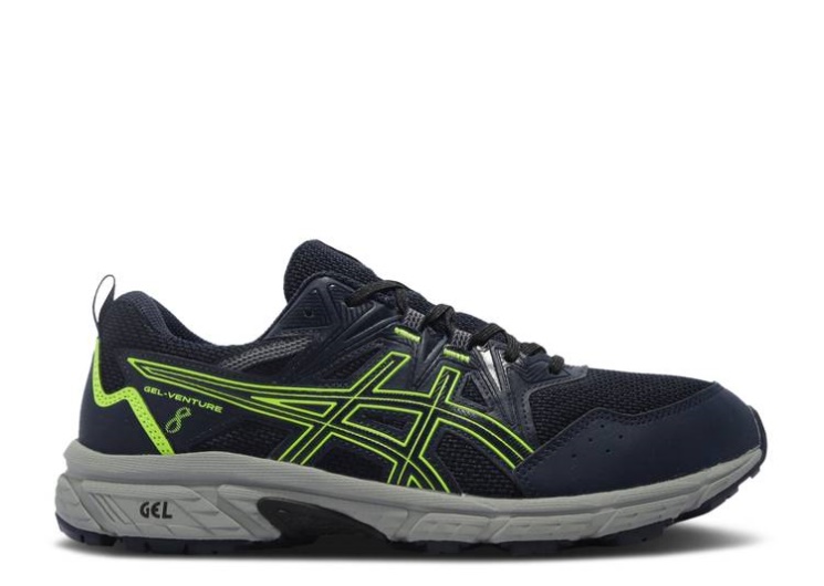 Asics Gel Venture 8 4E Extra Wide - French Blue Hazard Green