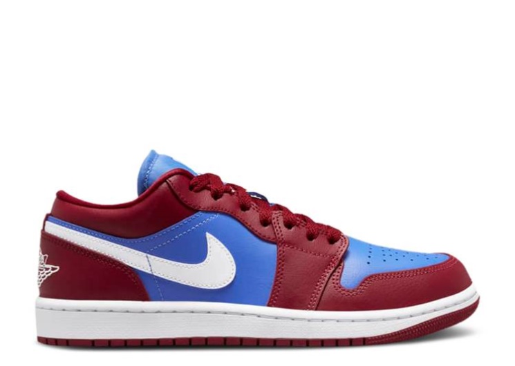 Wmns Air Jordan 1 Low - Deep Red Blue