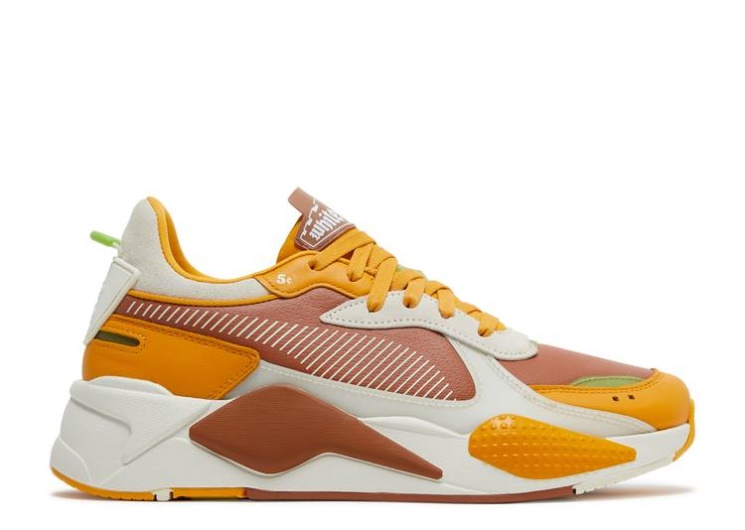 Puma White Castle X Rs-X - Mocha Bisque Sunflower