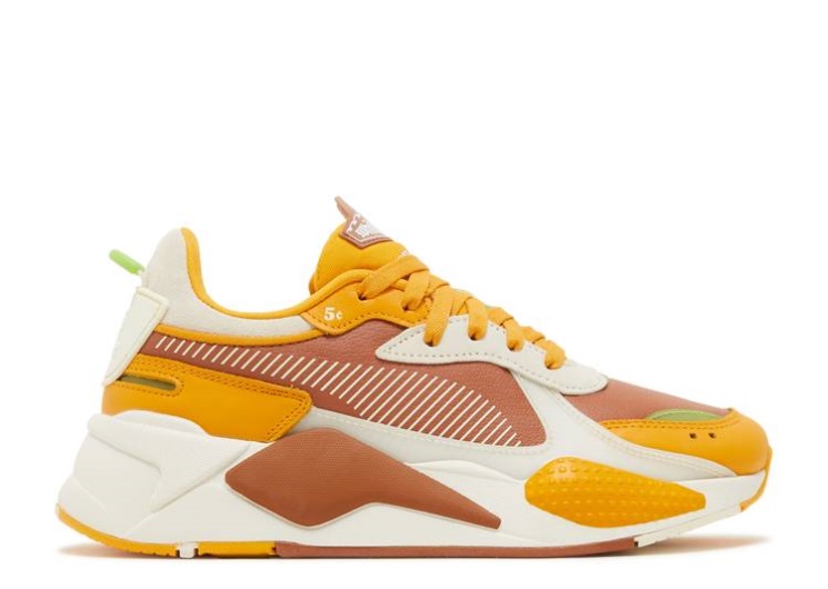 Puma White Castle X Rs-X Jr - Mocha Bisque Sunflower