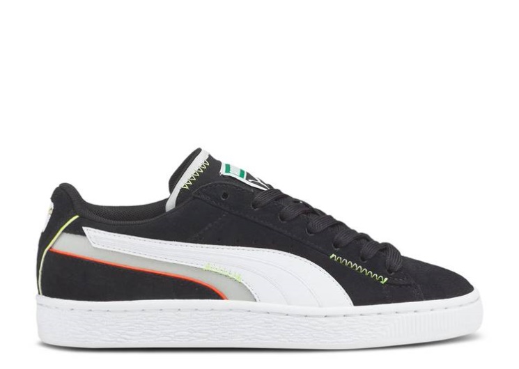 Puma Suede Displaced Jr - Black Harbor Mist