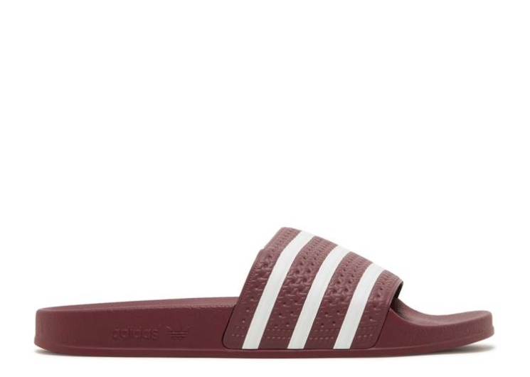 Adidas Adilette Slides - Quiet Crimson