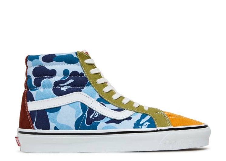 Vans Bape X Sk8-Hi 36 Dx - Multi Camo