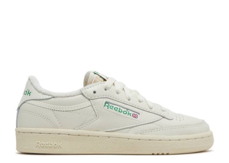 Reebok Wmns Club C 85 - Chalk Glen Green