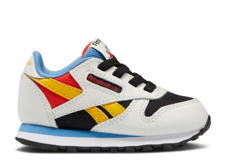 Reebok Classic Leather Toddler - Pure Grey Always Yellow