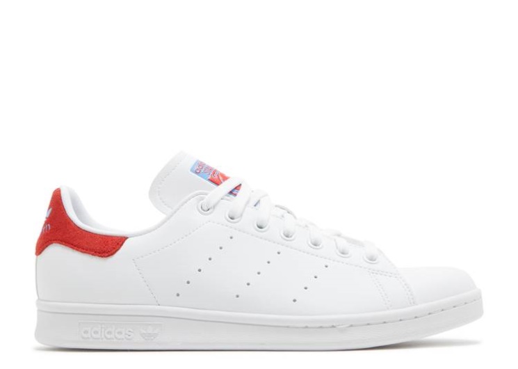 Adidas Stan Smith - White Vivid Red