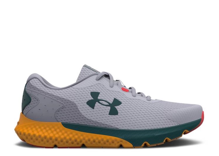 Underarmour Charged Rogue 3 Gs - Grey Cruise Gold