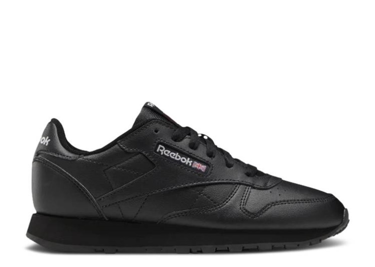 Reebok Classic Leather Big Kid - Triple Black