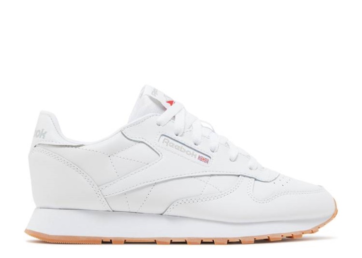 Reebok Classic Leather Big Kid - White Gum