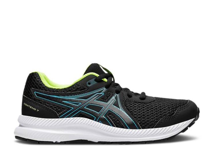Asics Contend 7 Gs - Black Digital Aqua