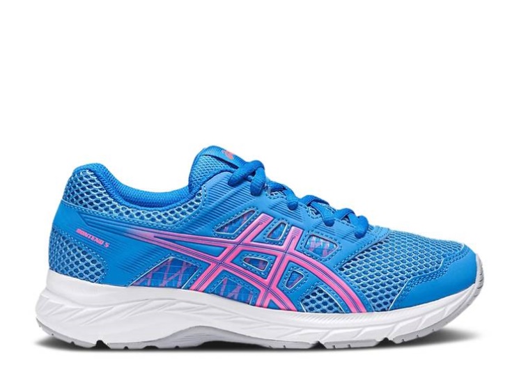 Asics Contend 5 Gs - Blue Coast Hot Pink