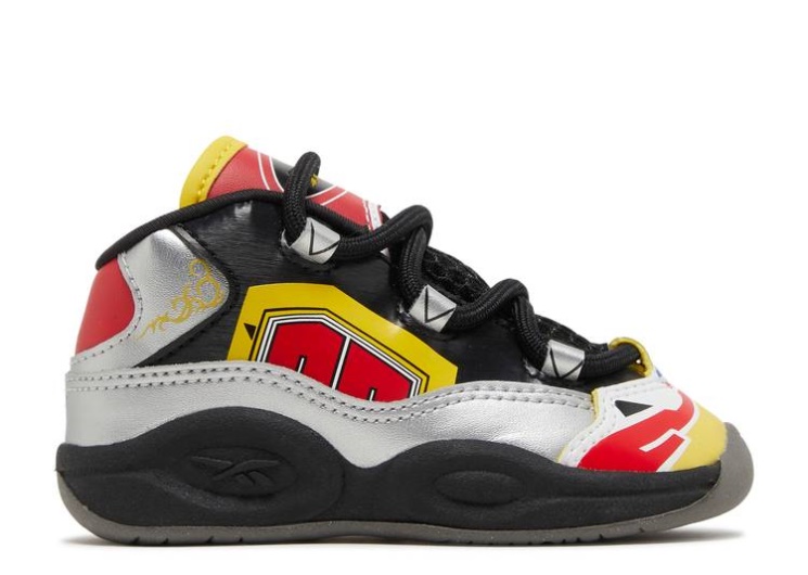 Reebok Power Rangers X Question Mid Toddler - Megazord Battle Mode!