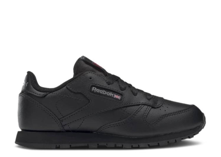 Reebok Classic Leather Little Kid - Triple Black