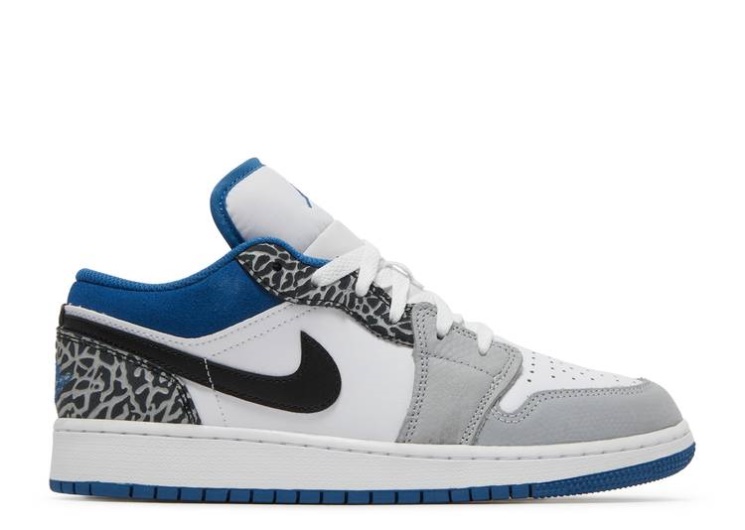 Air Jordan 1 Low Se Gs - True Blue