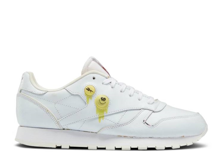 Reebok Smiley X Classic Leather Pump - 50Th Anniversary