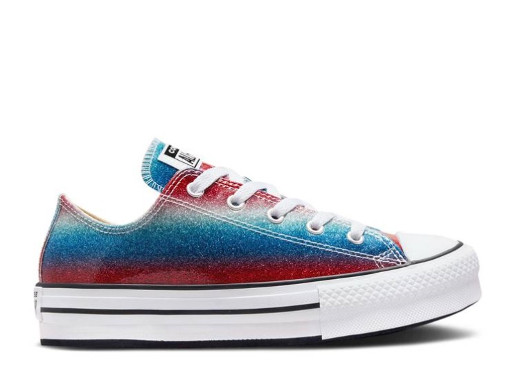 Converse Chuck Taylor All Star Eva Lift Platform Low Gs - Glitter Drip