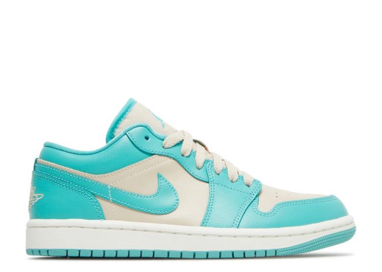 Wmns Air Jordan 1 Low - Tropical Teal Sandy Beige