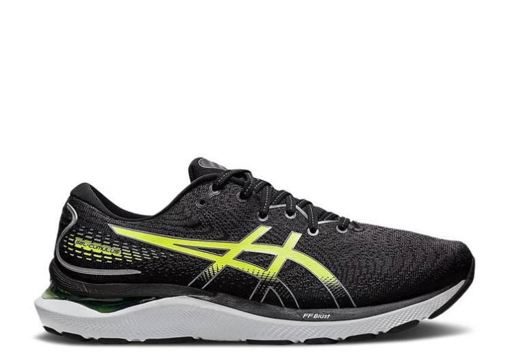 Asics Gel Cumulus 24 - Black Hazard Green
