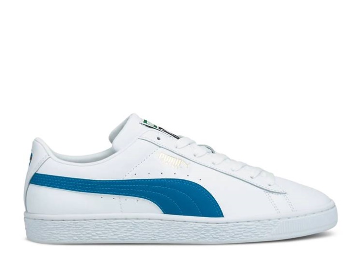 Puma Basket Classic 21 - White Mykonos Blue