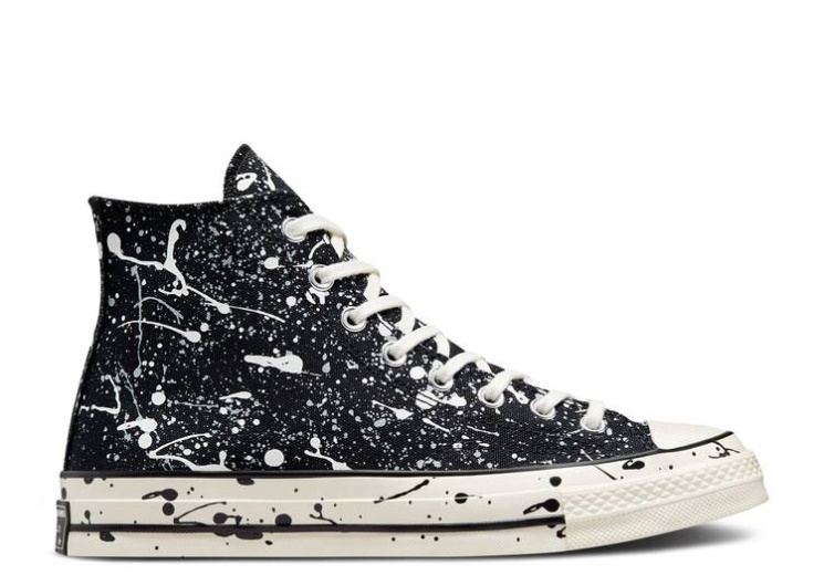 Converse Chuck 70 High - Archive Paint Splatter Black/Ashstone/Egret