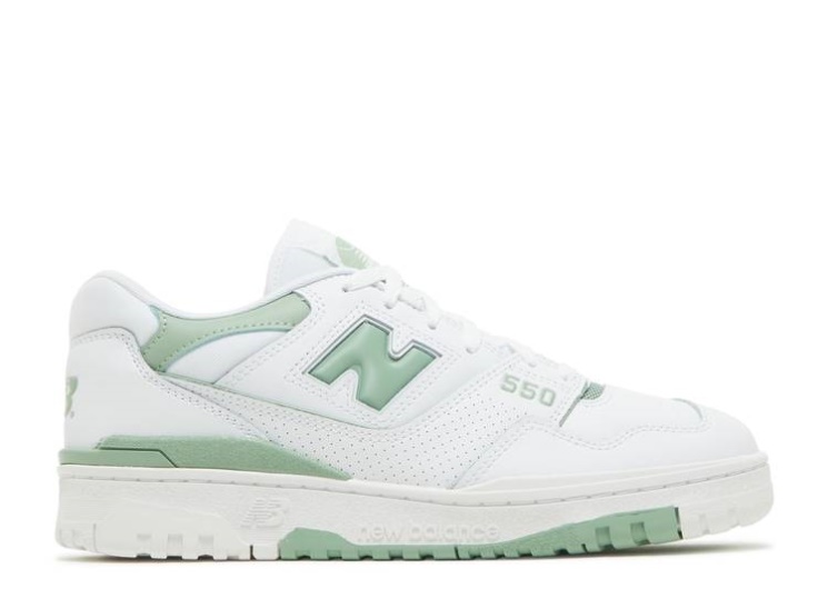 New Balance 550 - White Mint Green