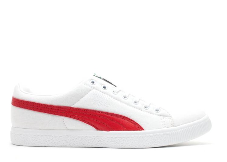 Puma Clyde X Undefeated Canvas White/Ribbon Red