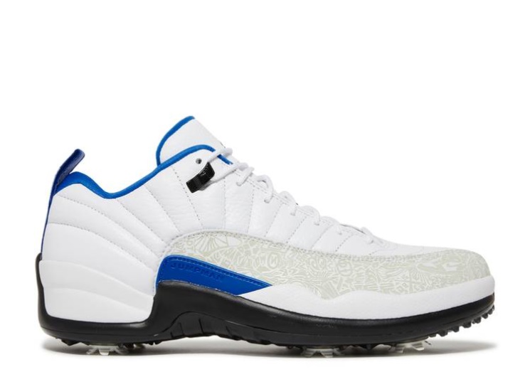 Air Jordan 12 Low Golf - White Game Royal