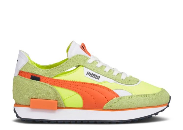 Puma Wmns Future Rider Cut-Out Vintage - Yellow Alert Dragon Fire