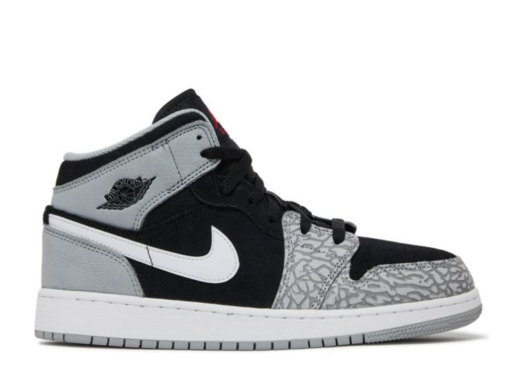 Air Jordan 1 Mid Se Gs - Elephant Toe