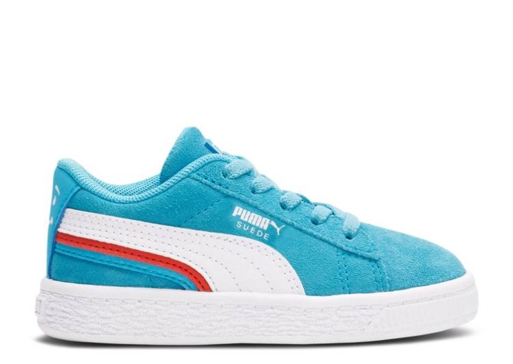 Puma Kool-Aid X Suede Triplex Infant - White Blue Atoll