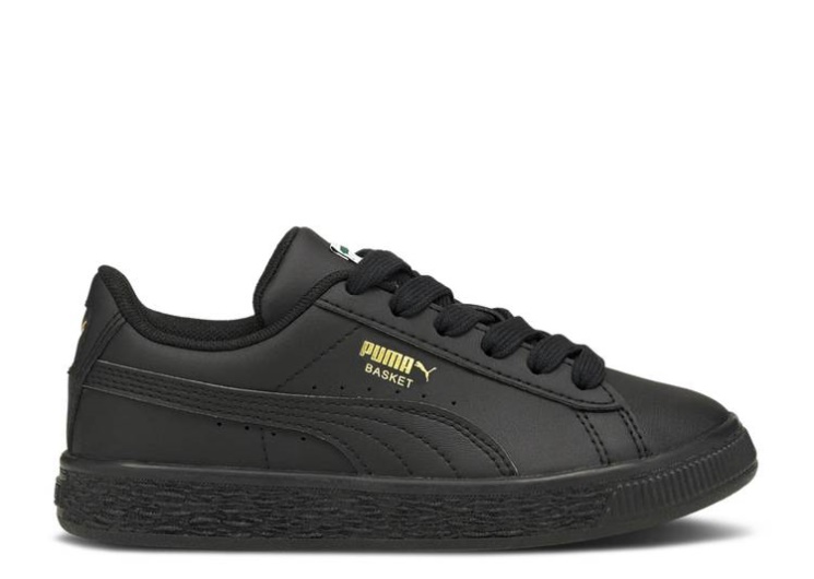 Puma Basket Classic 21 Little Kid - Triple Black