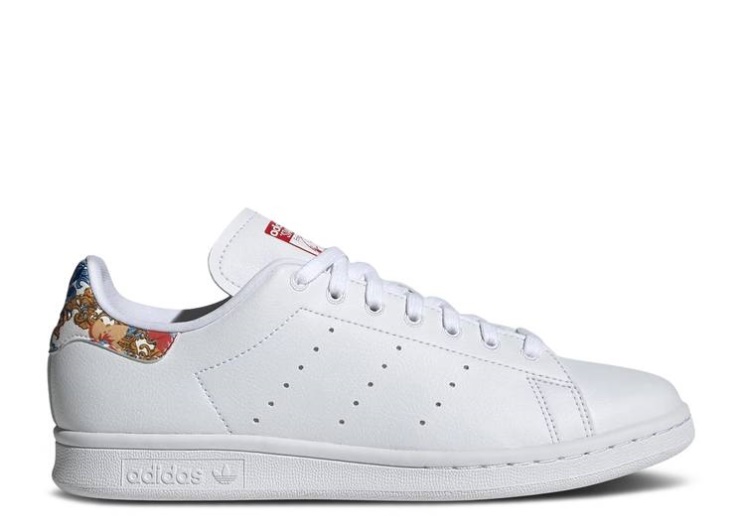 Adidas Her Studio London X Wmns Stan Smith - Floral White/Royal/Vivid Red