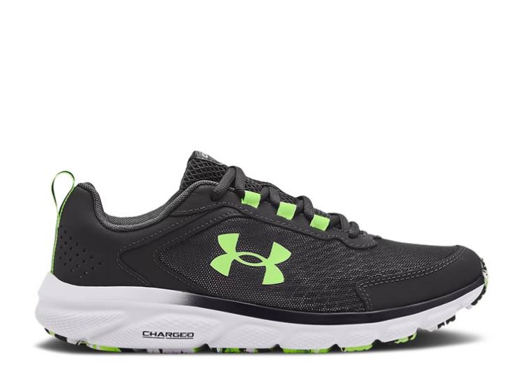 Underarmour Charged Assert 9 Marble - Jet Grey White