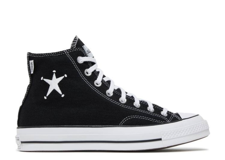 Converse Stussy X Chuck 70 Hi - Black