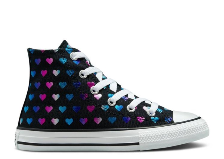 Converse Chuck Taylor All Star High Ps - Foil Hearts